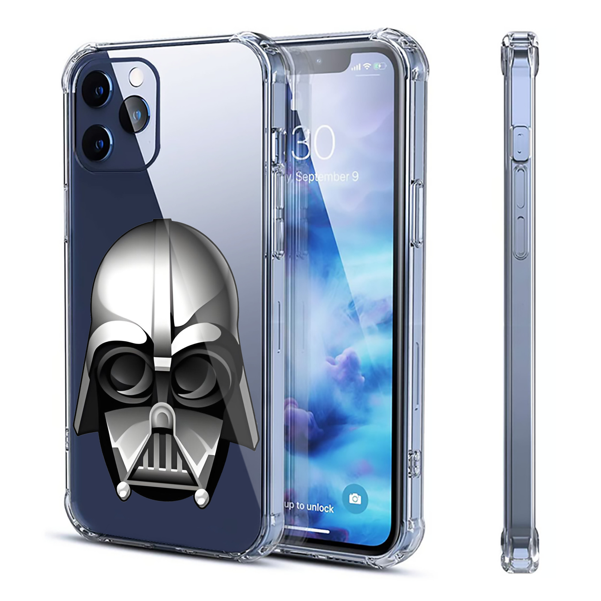 （画像用） スター・ウォーズ Star Wars 【iPhone 12シリーズ対応】透明スマホケース（クリアソフトケース）
